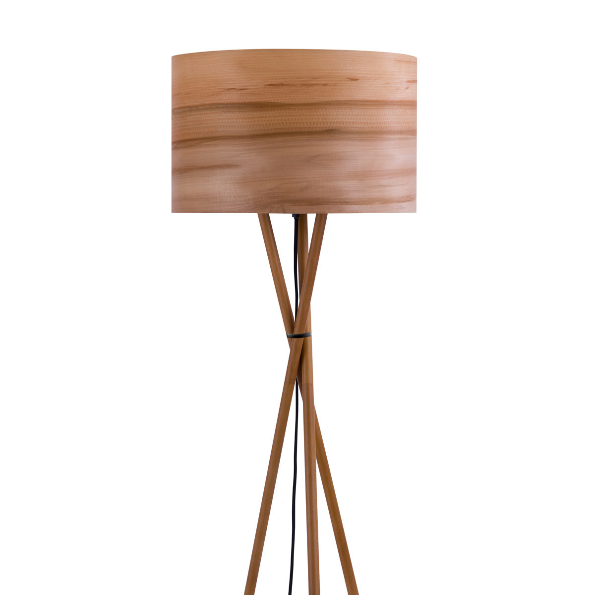 lampadaire en bois naturel kyoto