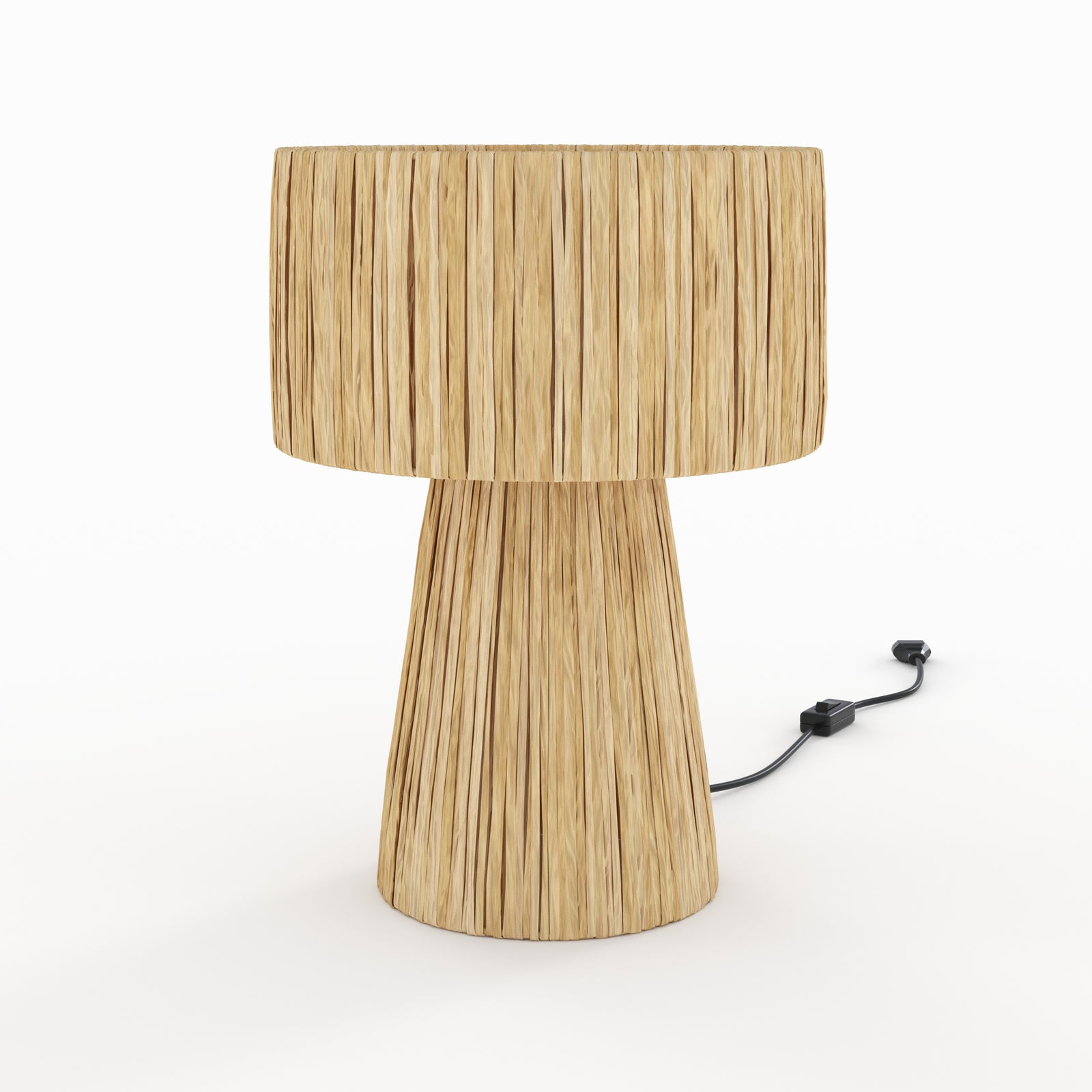 lampe boheme solea feuille palmier naturelle