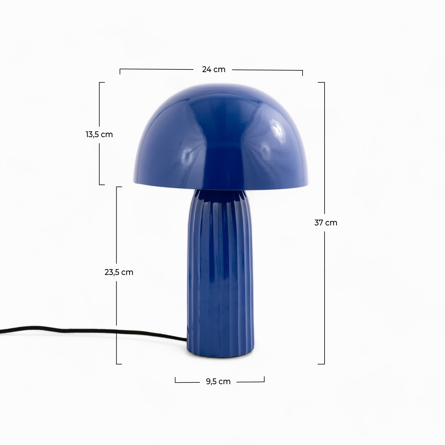 lampe en metal joy bleu fonce