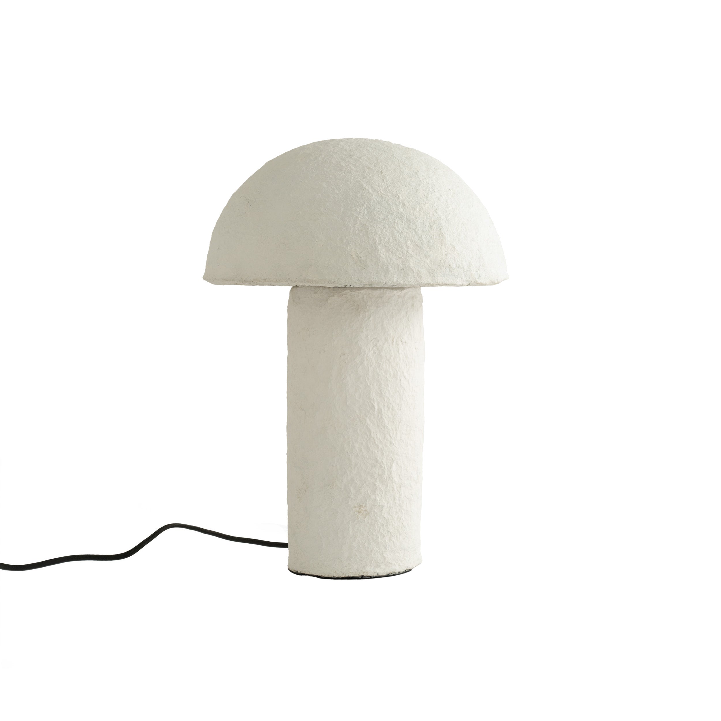 lampe poesia en papier blanche fond blanc