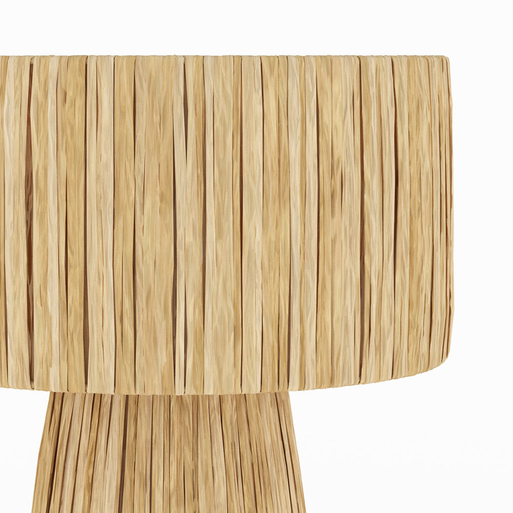 lampe solea en feuille de palmier