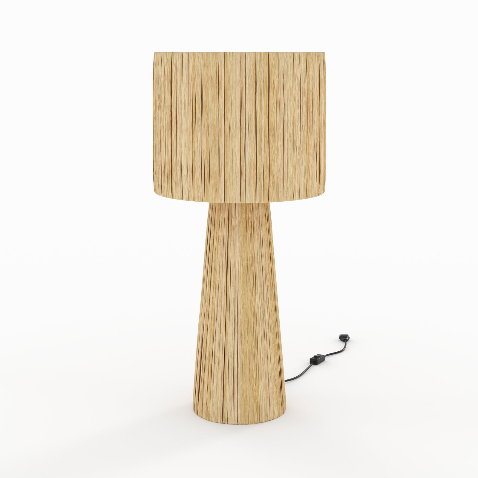 lampe solea grand modele palmier naturel style boheme