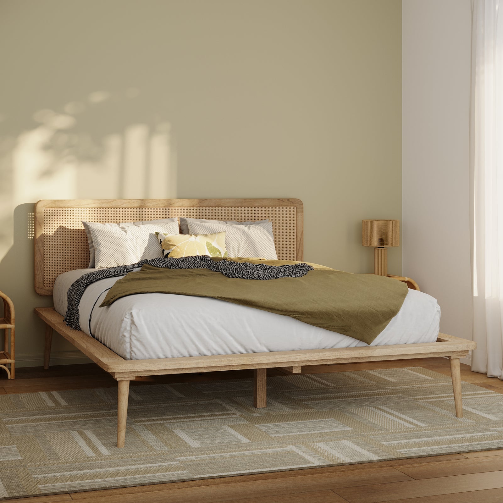 lit 2 places 140 x 190 cm adik rdv deco bois