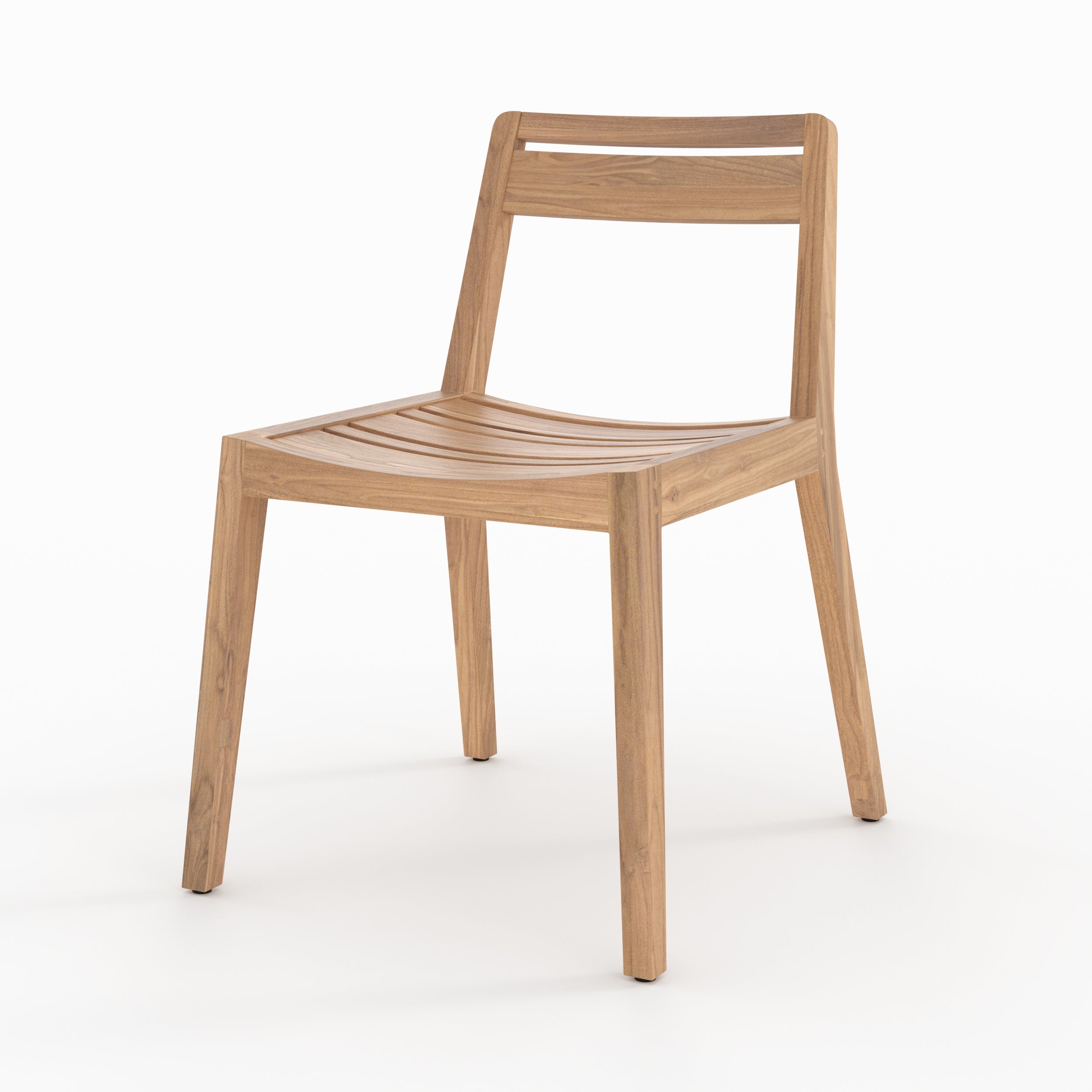 lot 2 chaises de jardin zao en bois de teck recycle