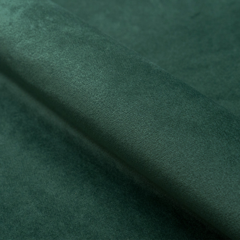 lot de 2 chaises en velours vert sapin pieds bois