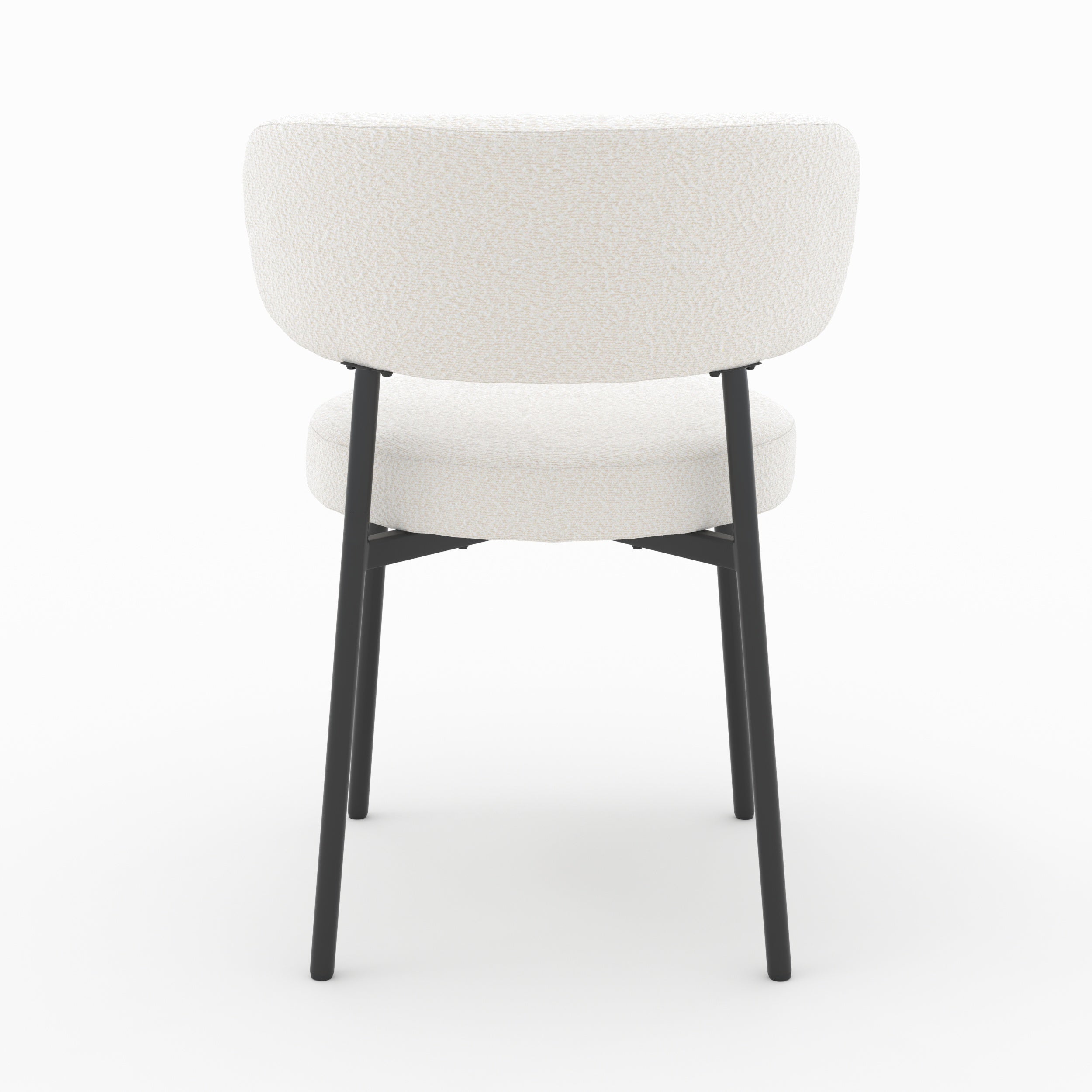 lot de 2 chaises maelie en tissu boucle beige_1