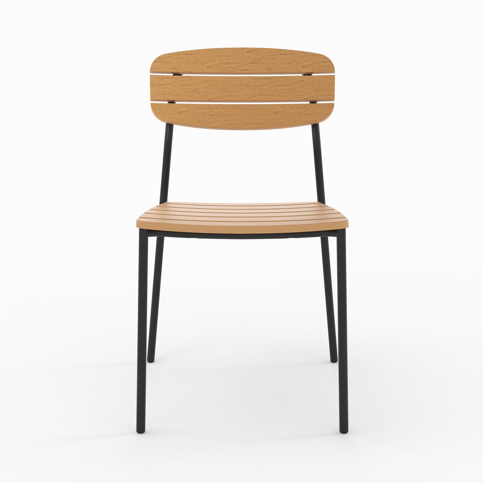 lot de 2 taya chaises de jardin en bois