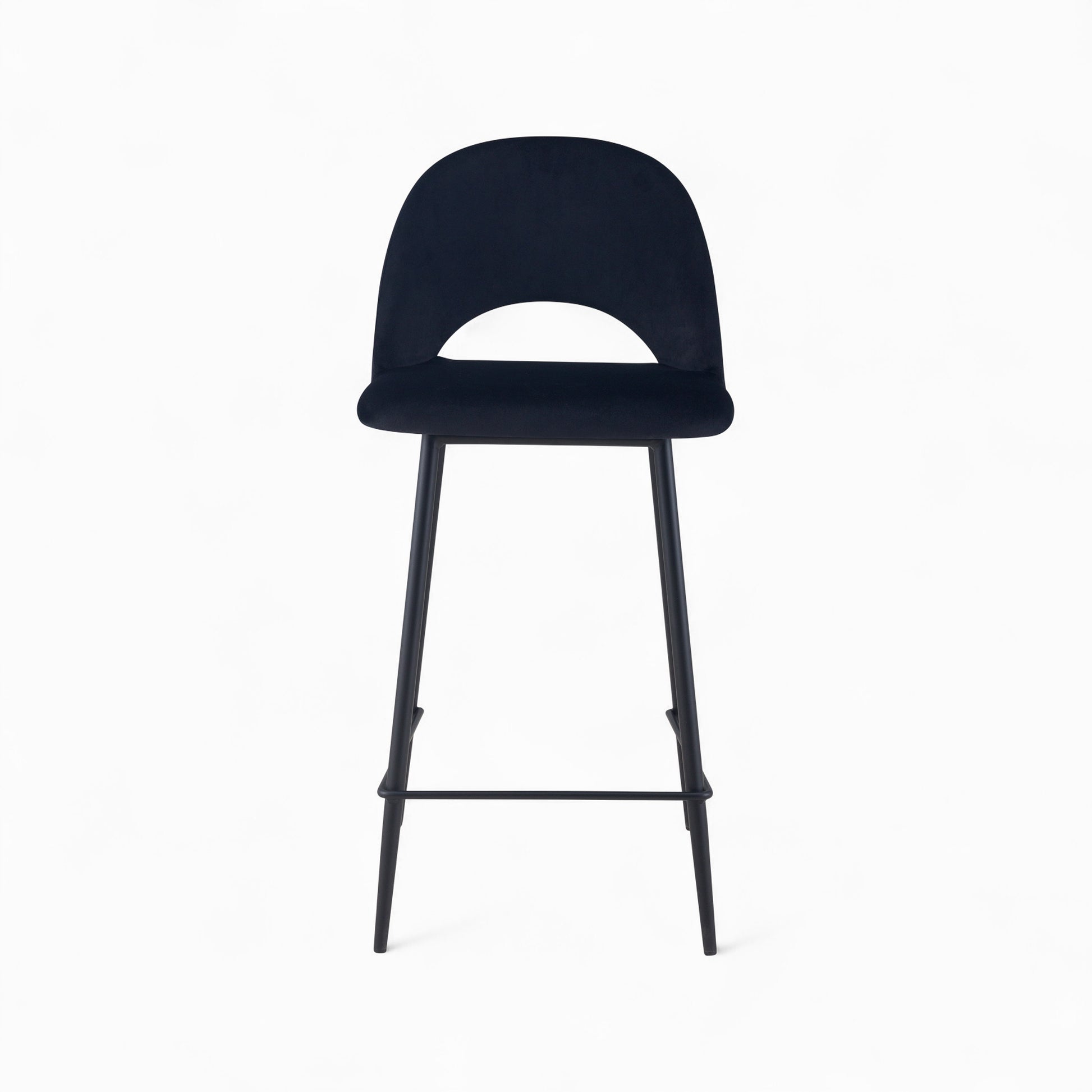 lot peneloppe tabourets bar et chaises noires velours