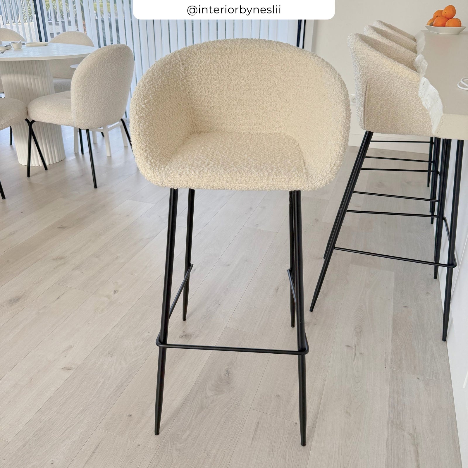 marquise chaise de bar hauteur 75 cm lot de 2