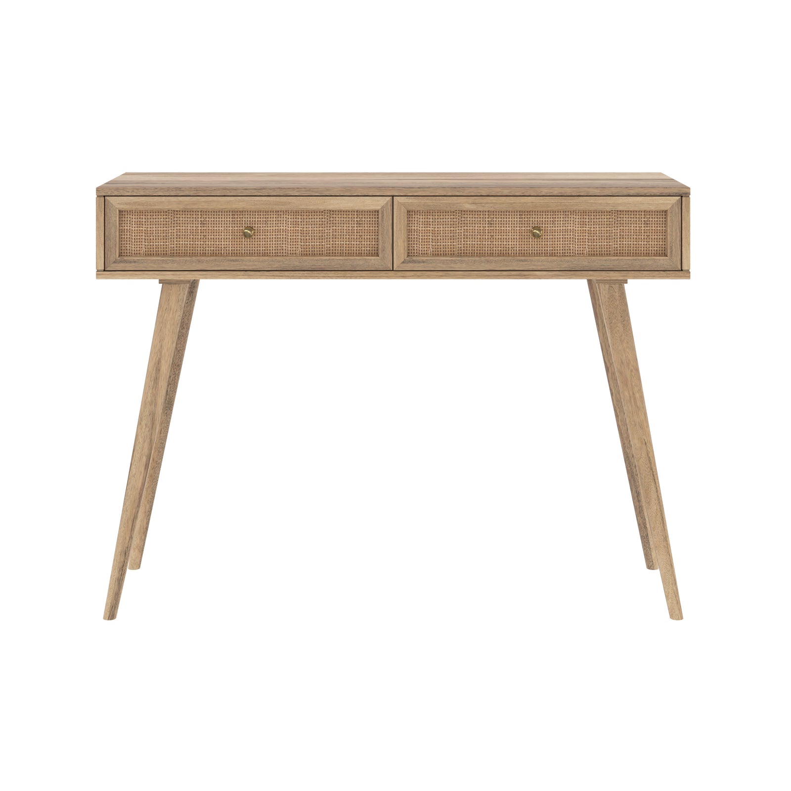 masala console 2 tiroirs en bois de manguier