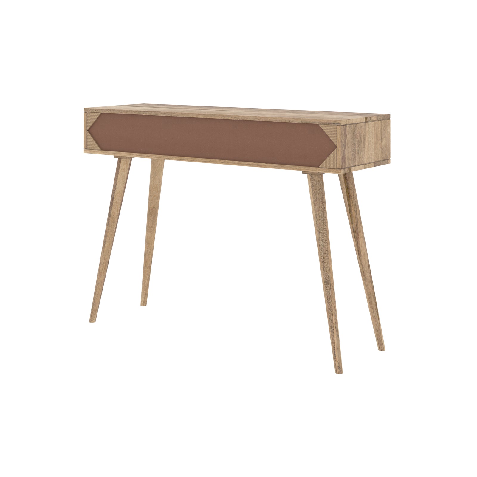 masala console en bois de manguier 2 tiroirs