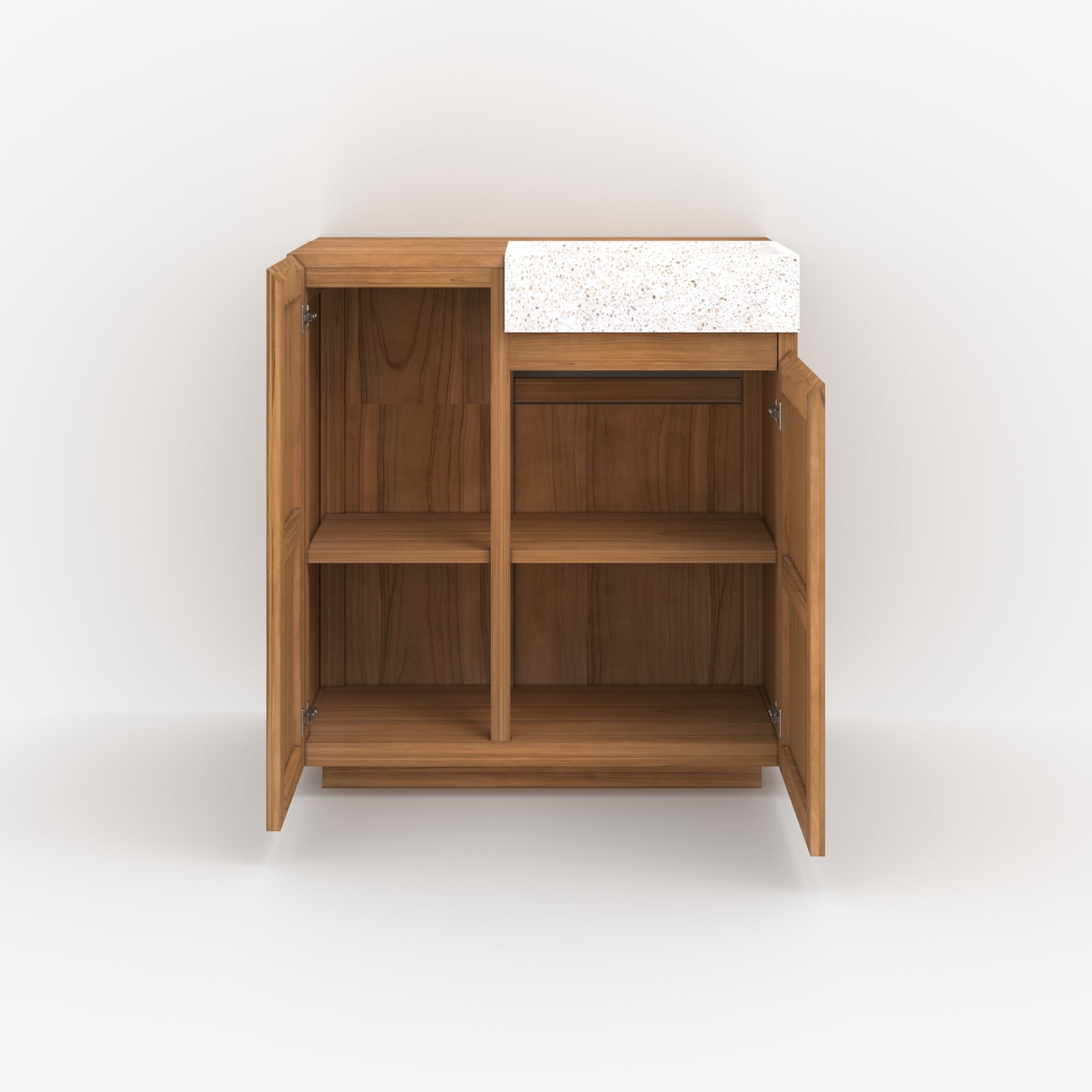 meuble bois noa salle de bain avec vasque