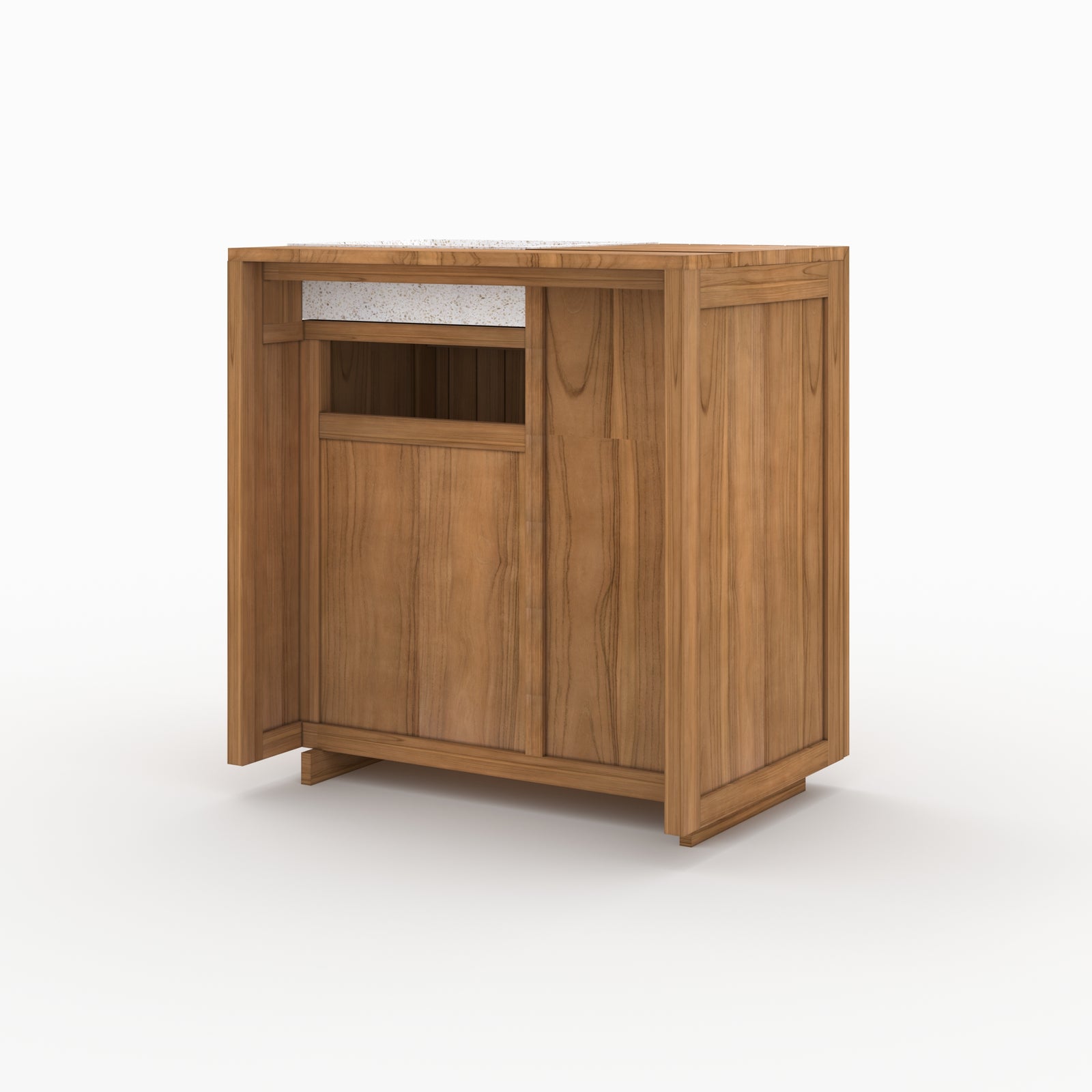 meuble bois noa vasque integree terrazzo