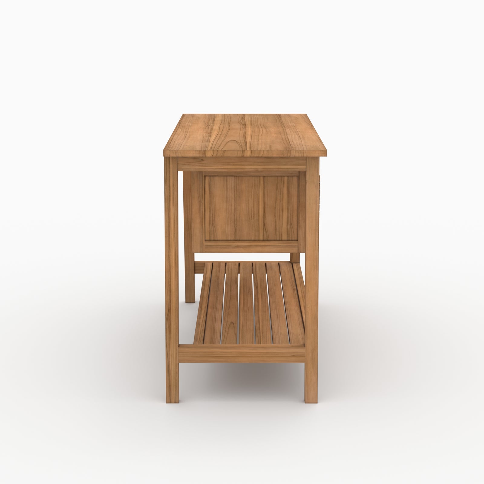 meuble cesar bois teck grande taille