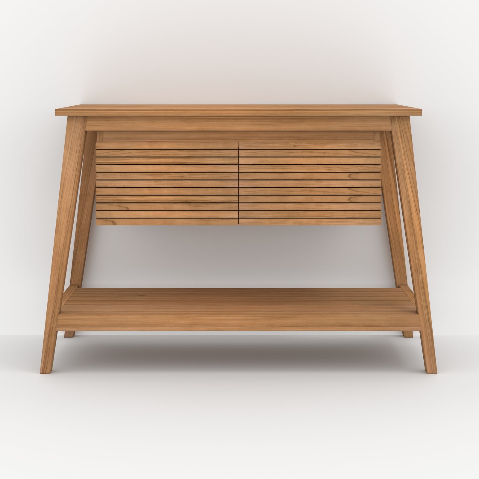 meuble cesar en bois de teck 120 cm