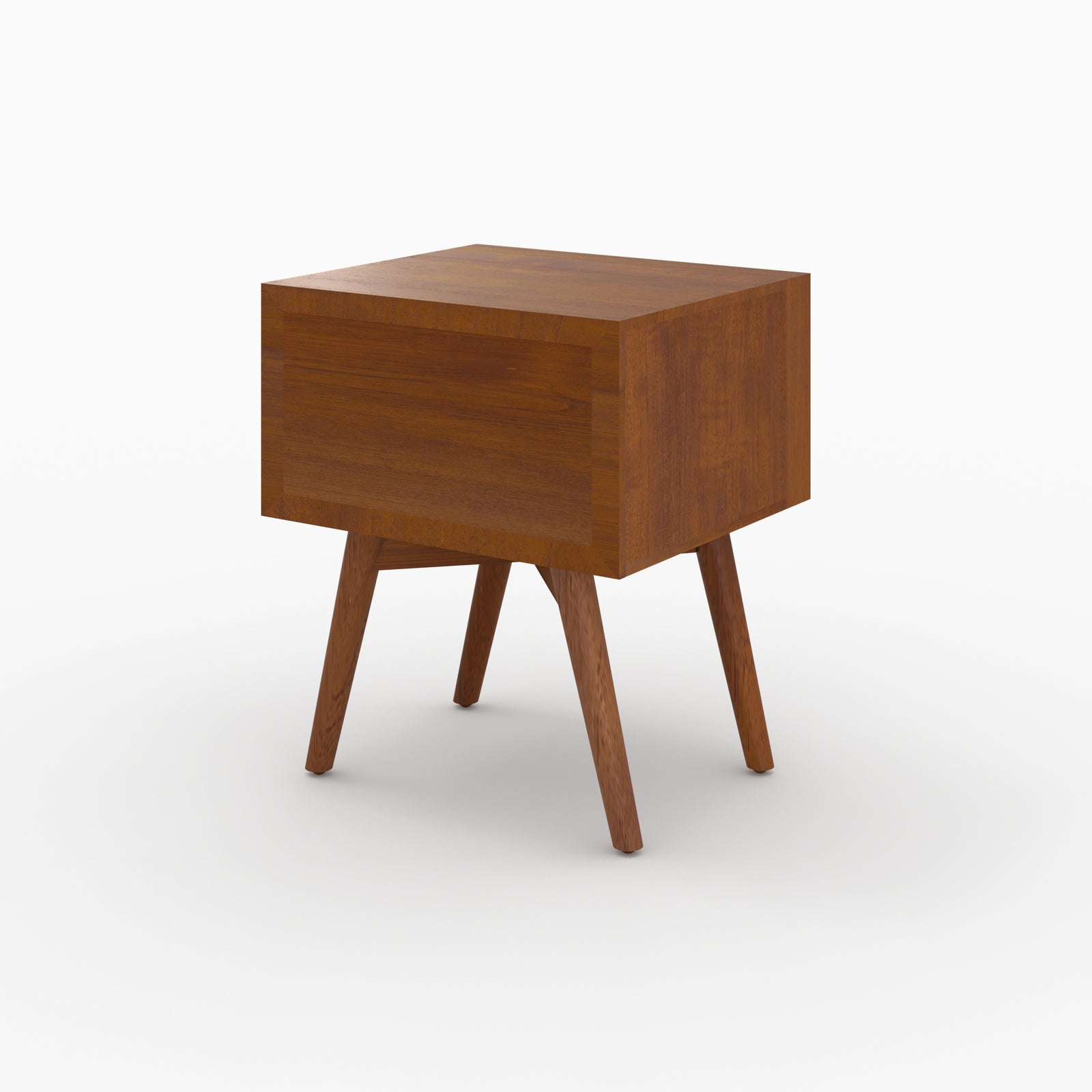 meuble chevet waya teck rendez vous deco bois massif