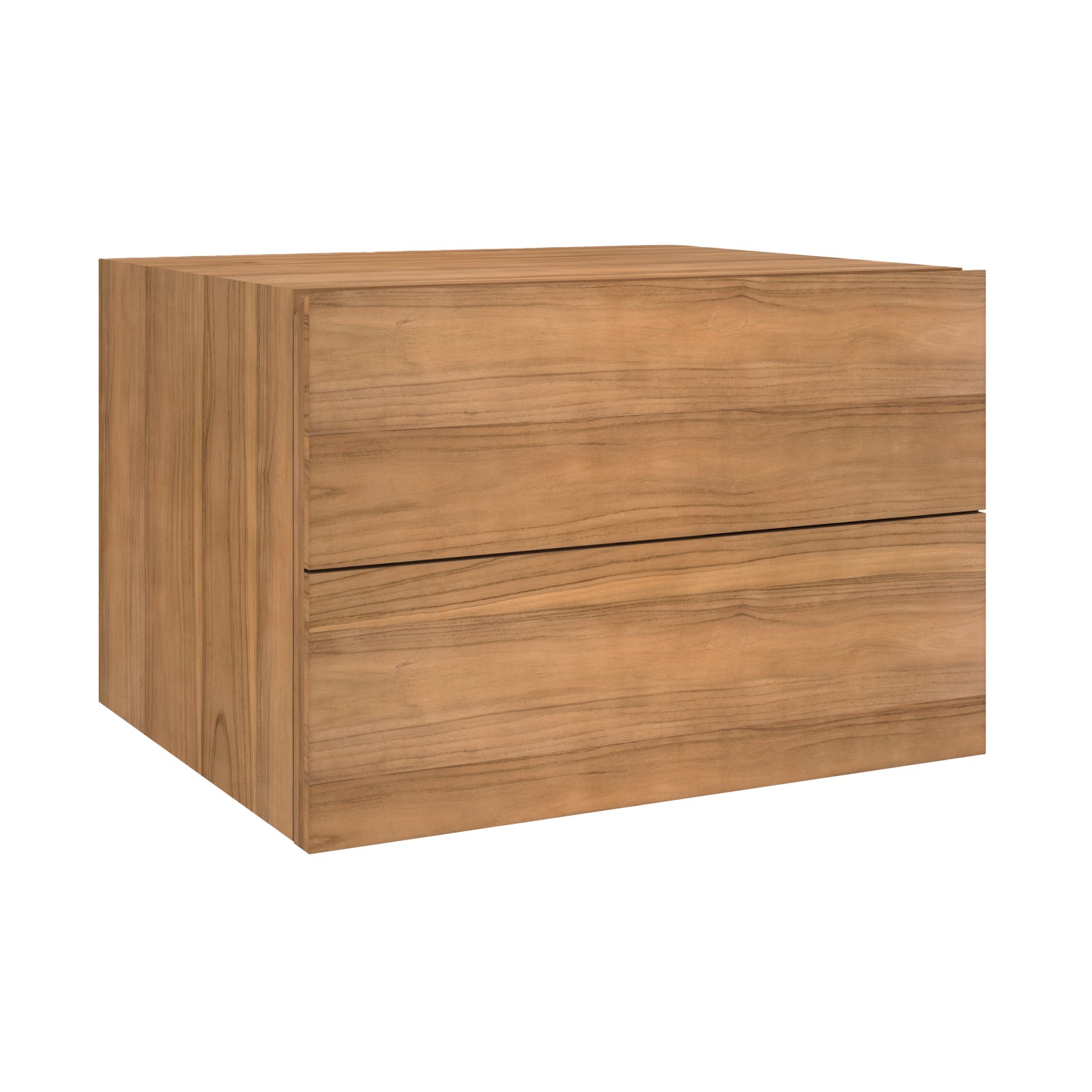 meuble de salle de bain hera teck nature 60 cm