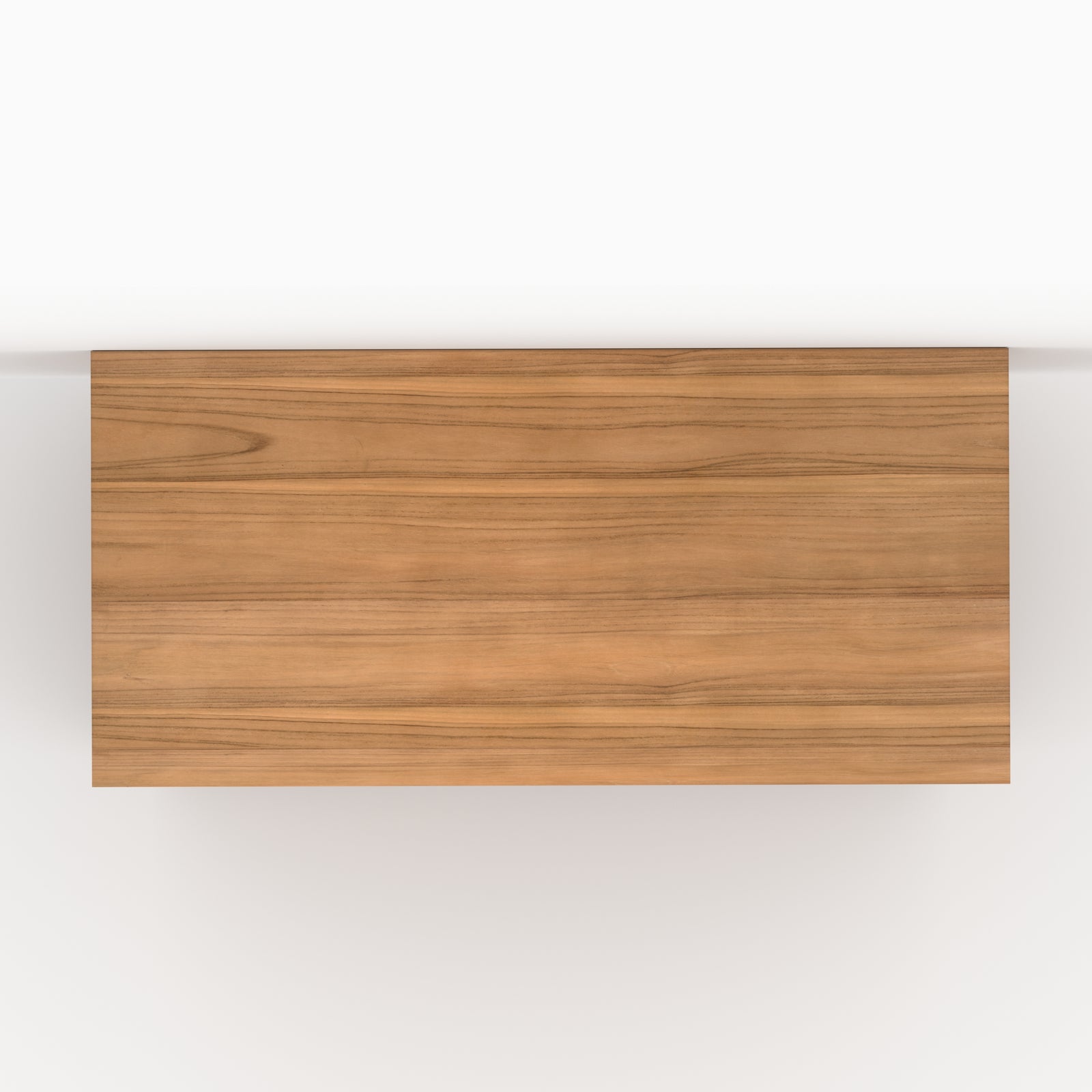 meuble de salle de bain pernelle bois de teck 110 cm avec rangement