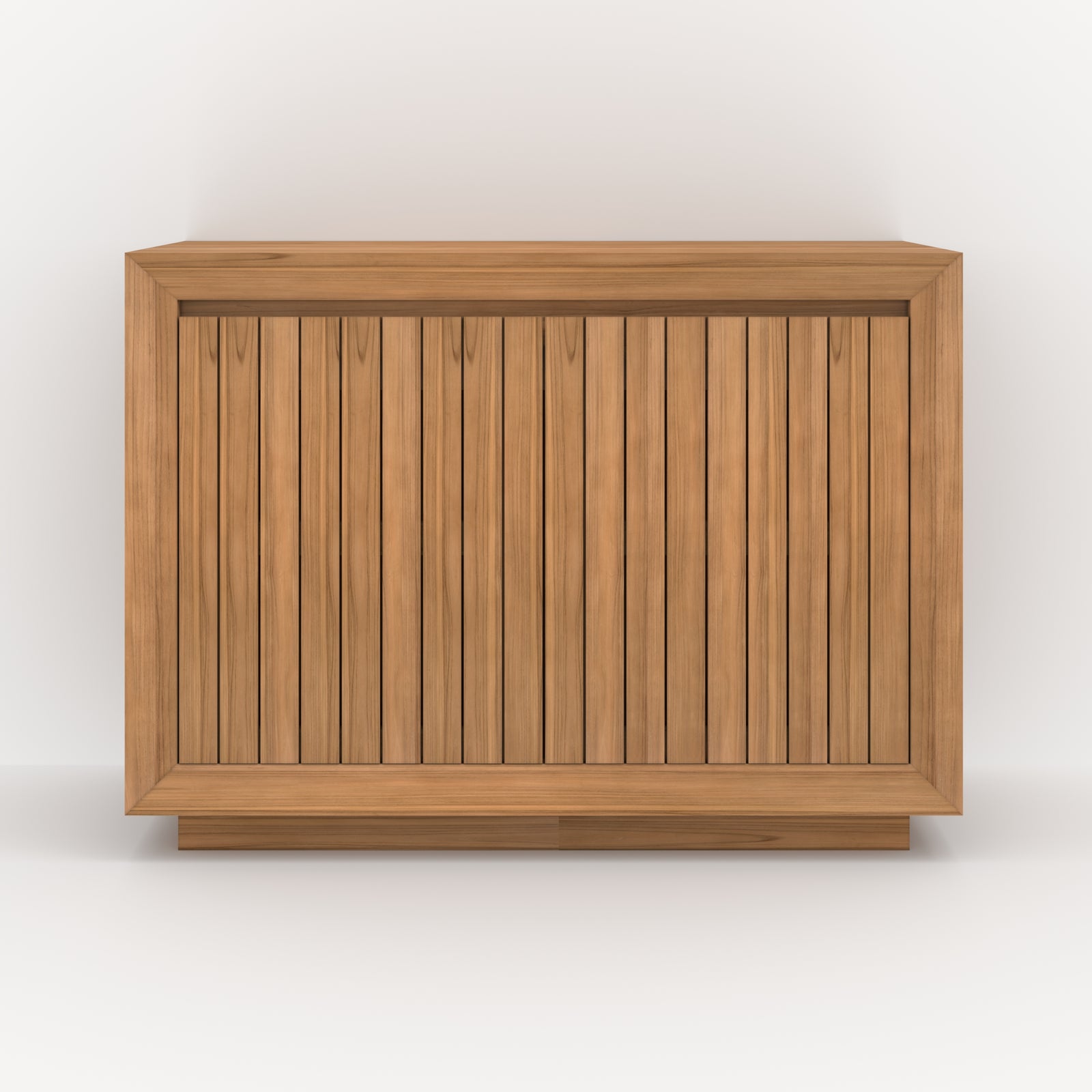 meuble de salle de bain pernelle bois de teck 110 cm rangements