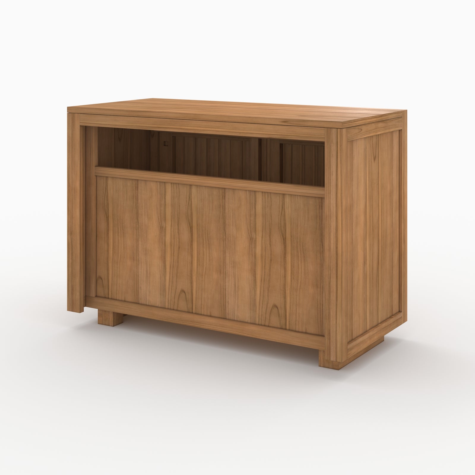 meuble de salle de bain pernelle bois de teck 110 cm sdb