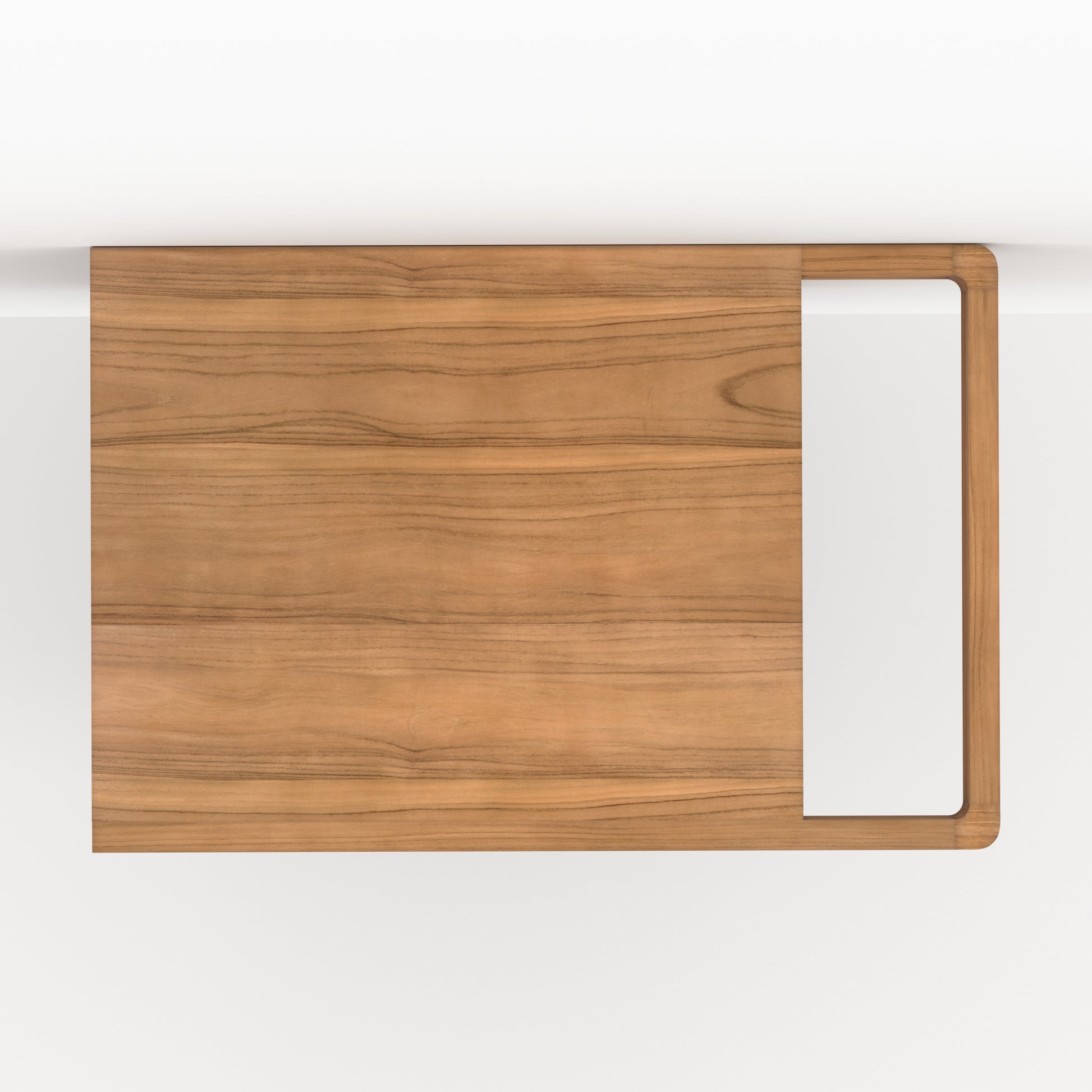 meuble de salle de bain suspendu dami bois de teck et cannage rangement