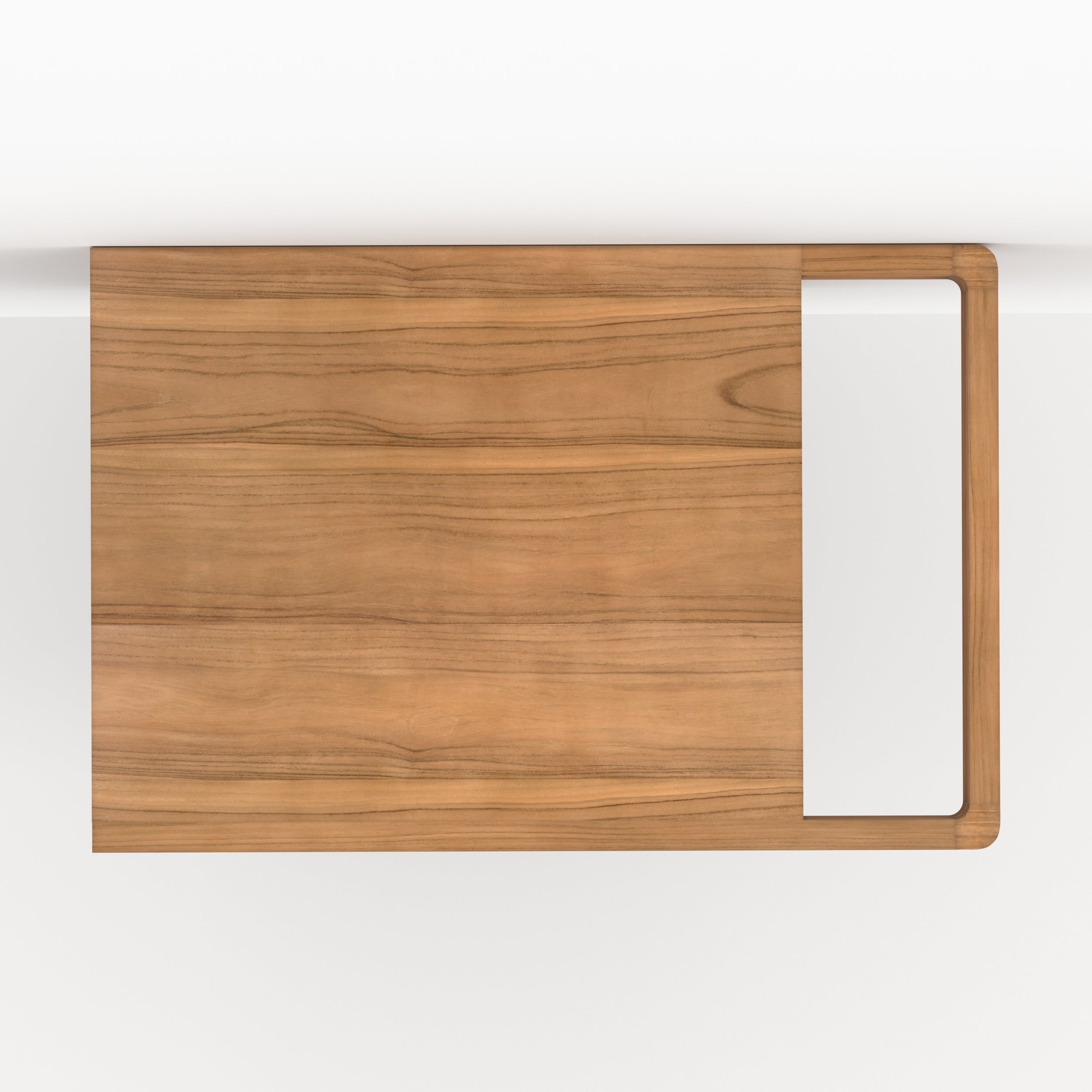 meuble de salle de bain suspendu dami bois de teck et cannage rangement