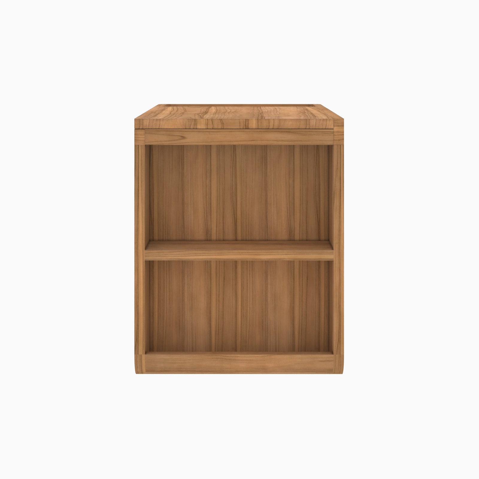 meuble de salle de bain suspendu dami en bois de teck cannage rangement