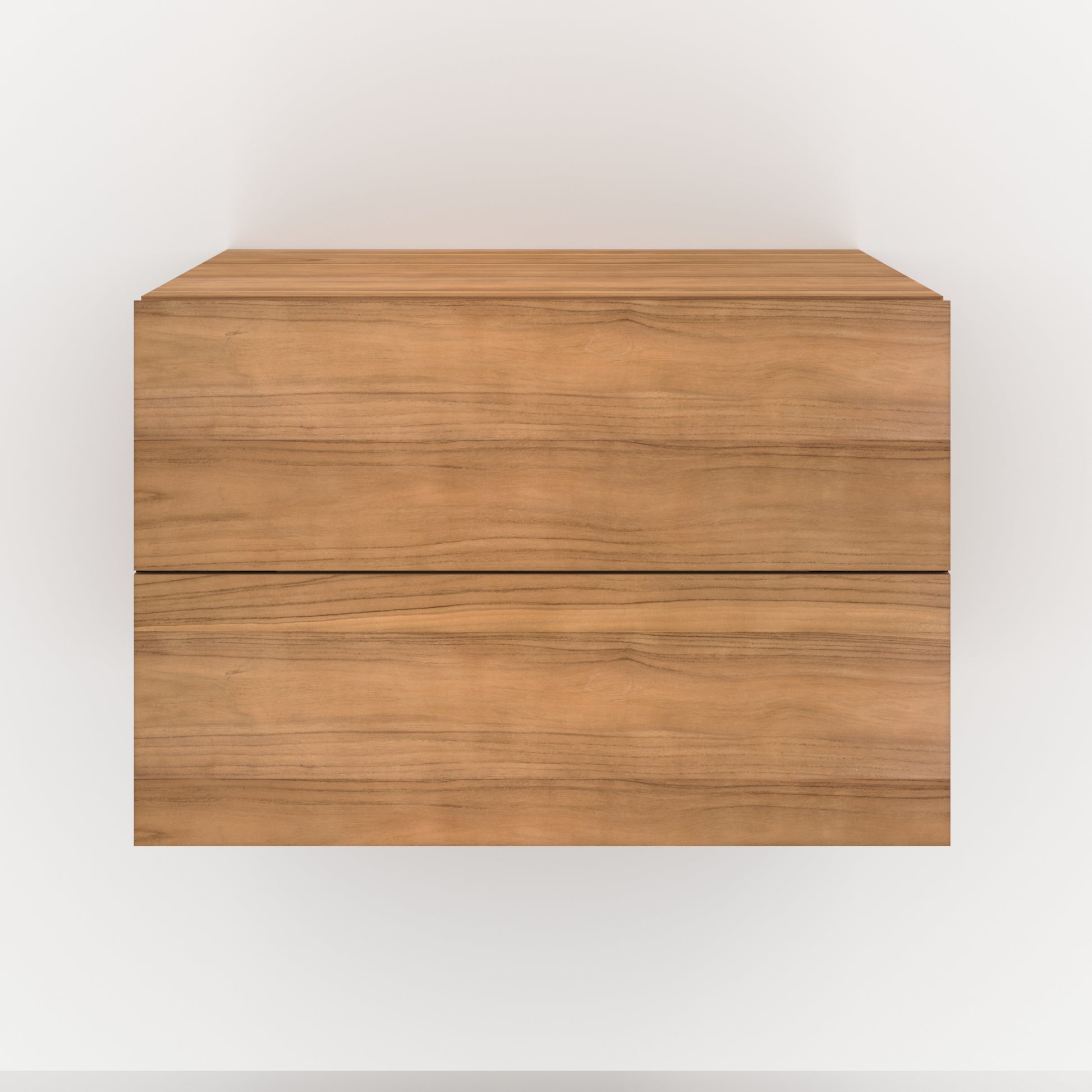 meuble hera salle de bain suspendu bois teck