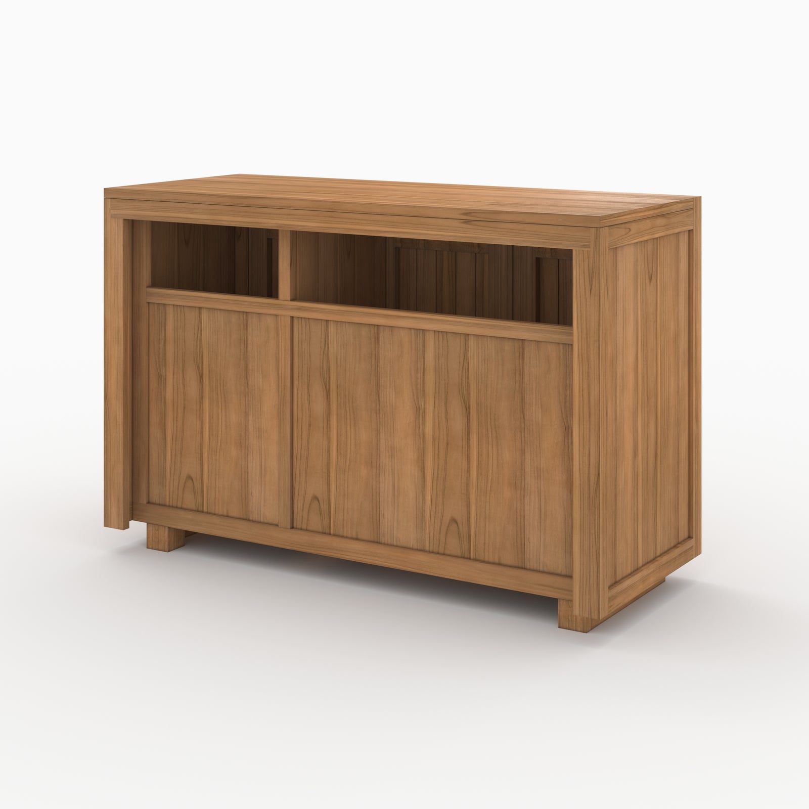 meuble salle de bain bois de tec 120 cm pernelle