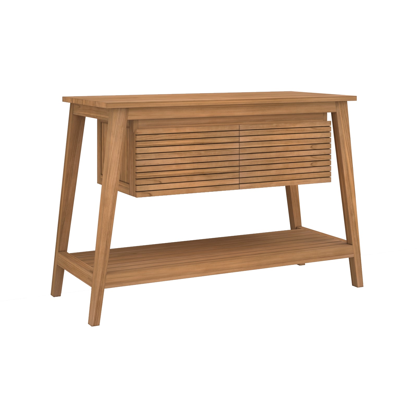 meuble salle de bain cesar bois naturel