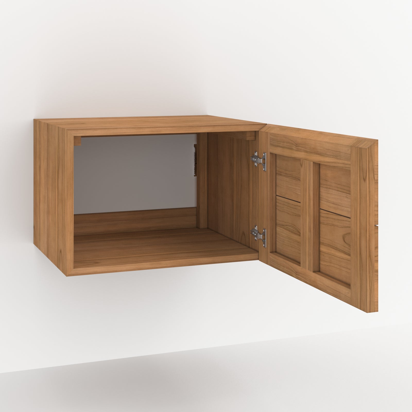 meuble salle de bain hera bois teck naturel