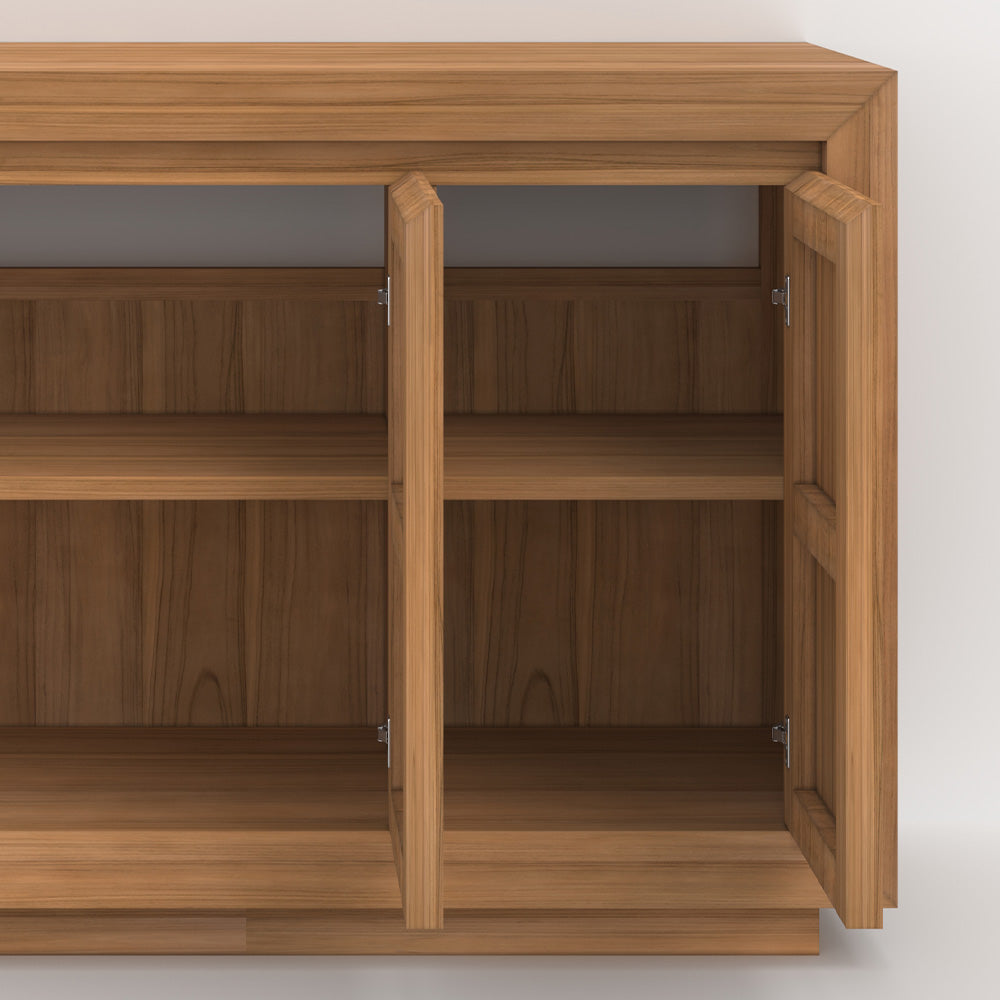 meuble salle de bain vasque bois de teck pernelle