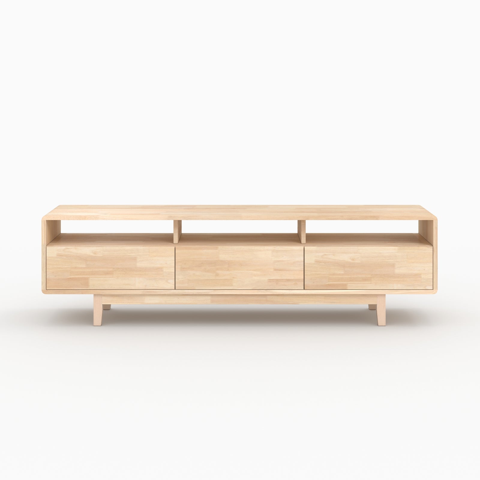 meuble tv gisele bois d hevea massif