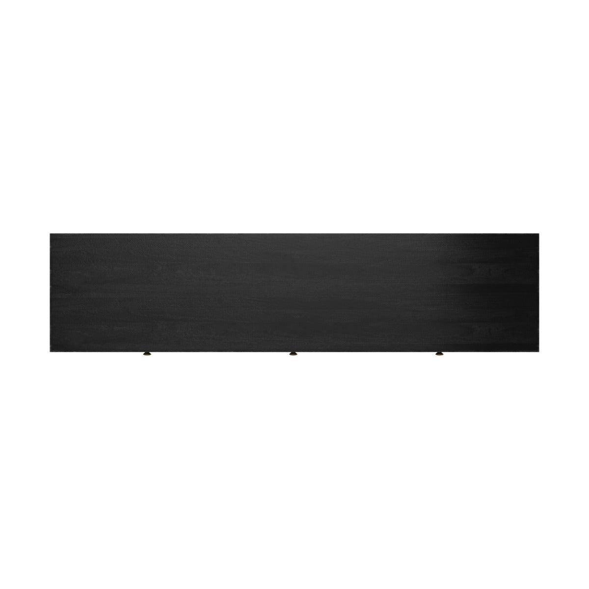 meuble tv shellona en cannage et pieds en metal dore