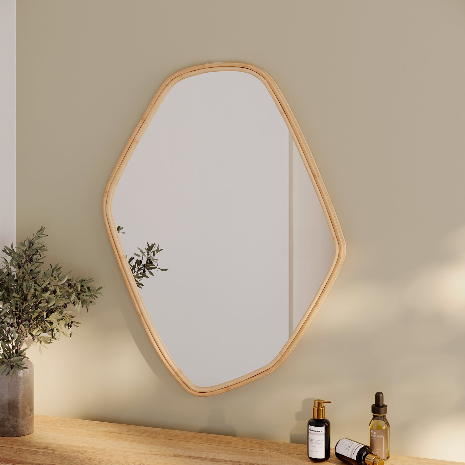 miroir asymetrique 76 cm tseri