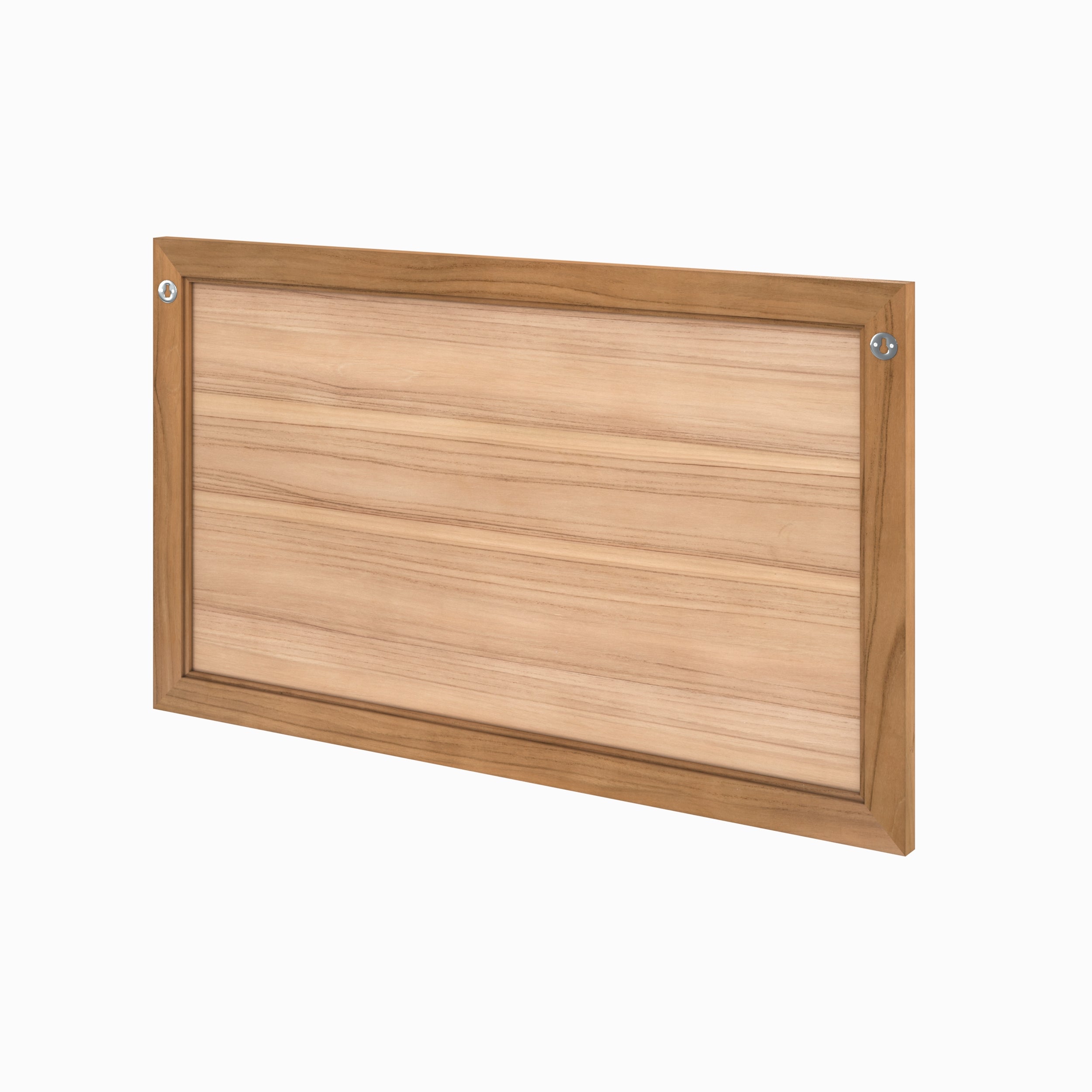 miroir mural de salle de bain rectangulaire en bois clea