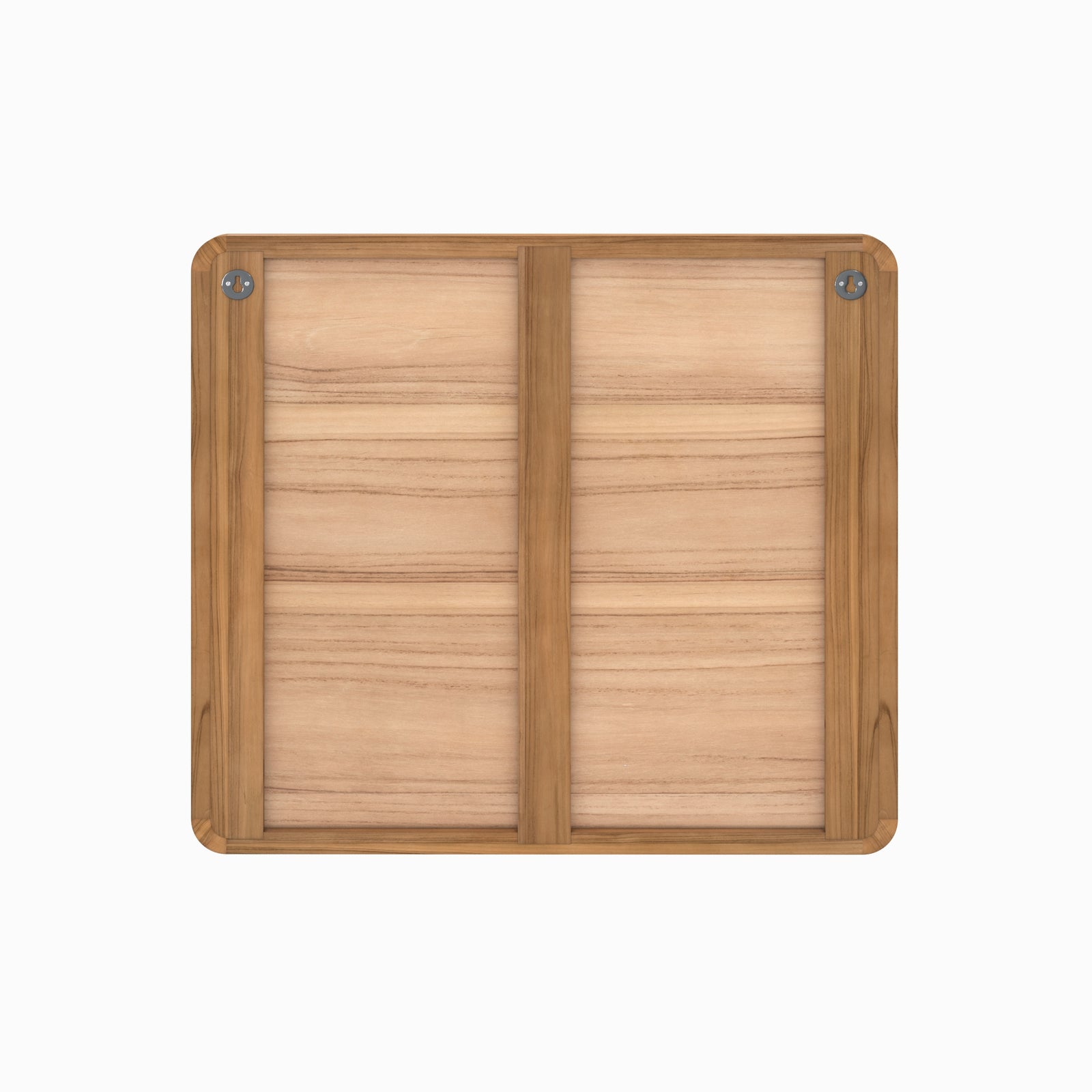 miroir mural vea bois de teck salle de bain