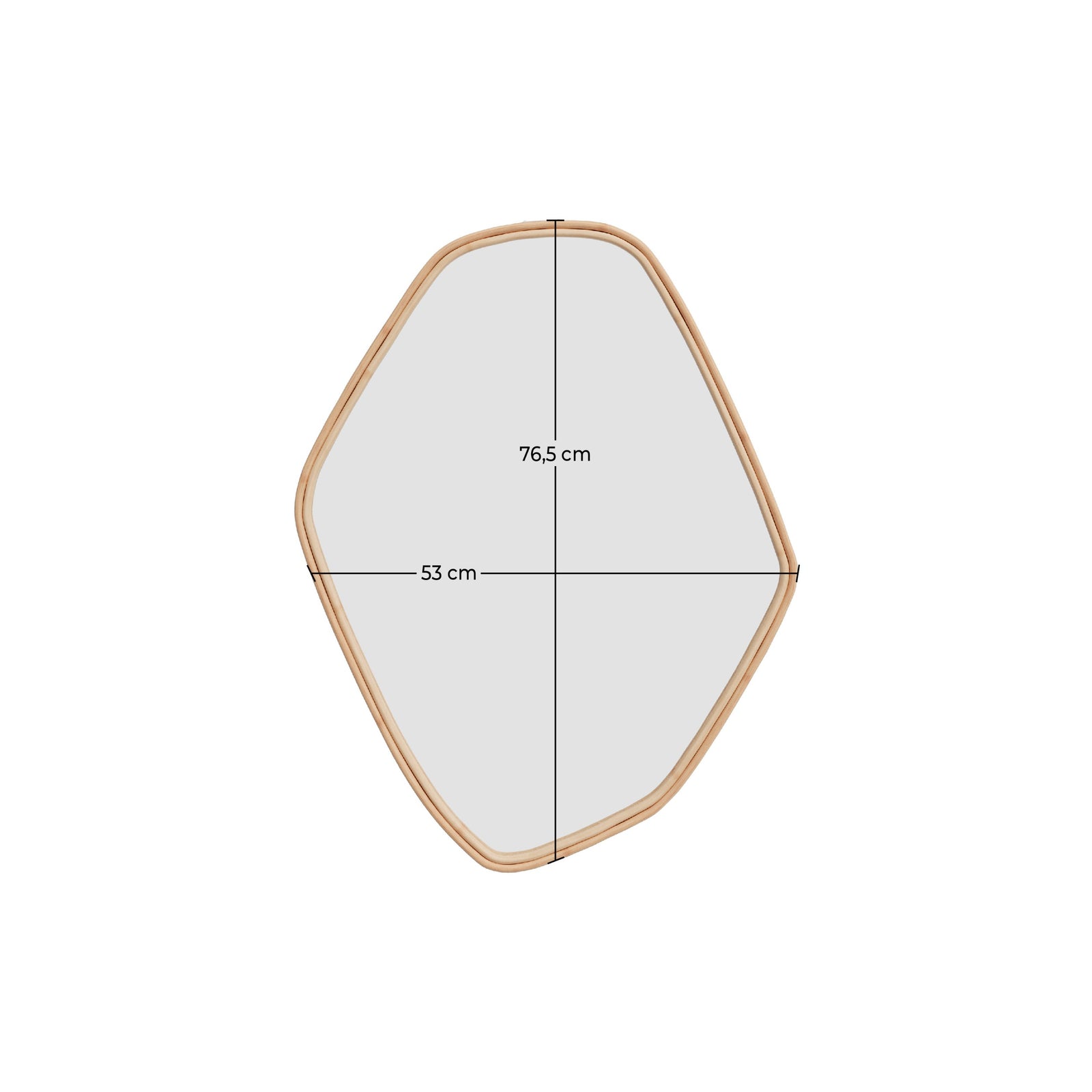 miroir organique tseri 76 x 53 cm_1