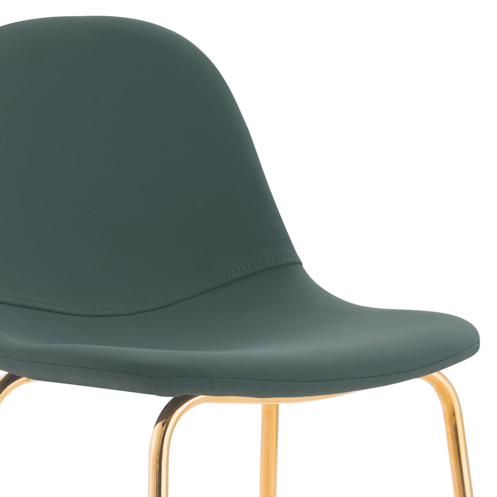 mobilier ilot central 4 chaises henrik 65cm blanc vert