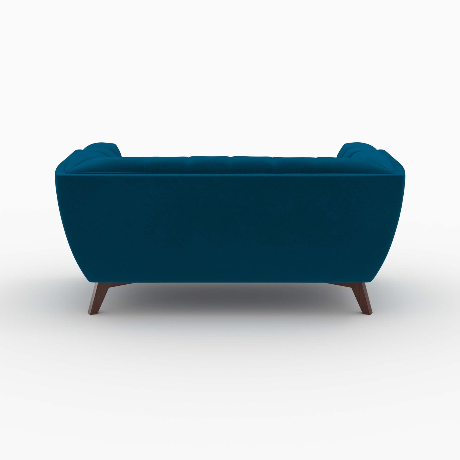 mona pack 2 canapes en velours bleu 5 places