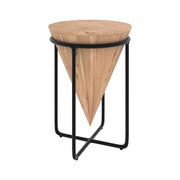 moyenne sellette mafana en bois d accacia et structure en metal