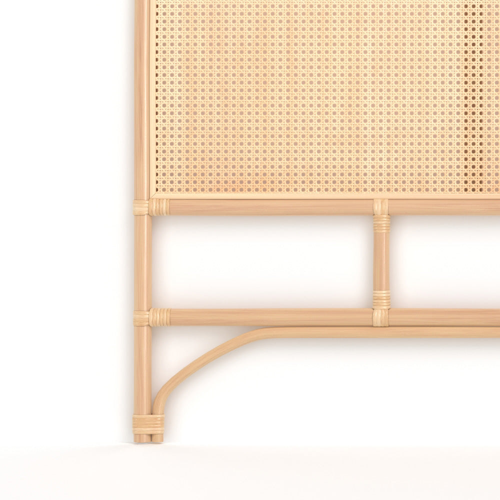 Kopfteil Naïra aus Rattan und Wiener Geflecht 160 cm