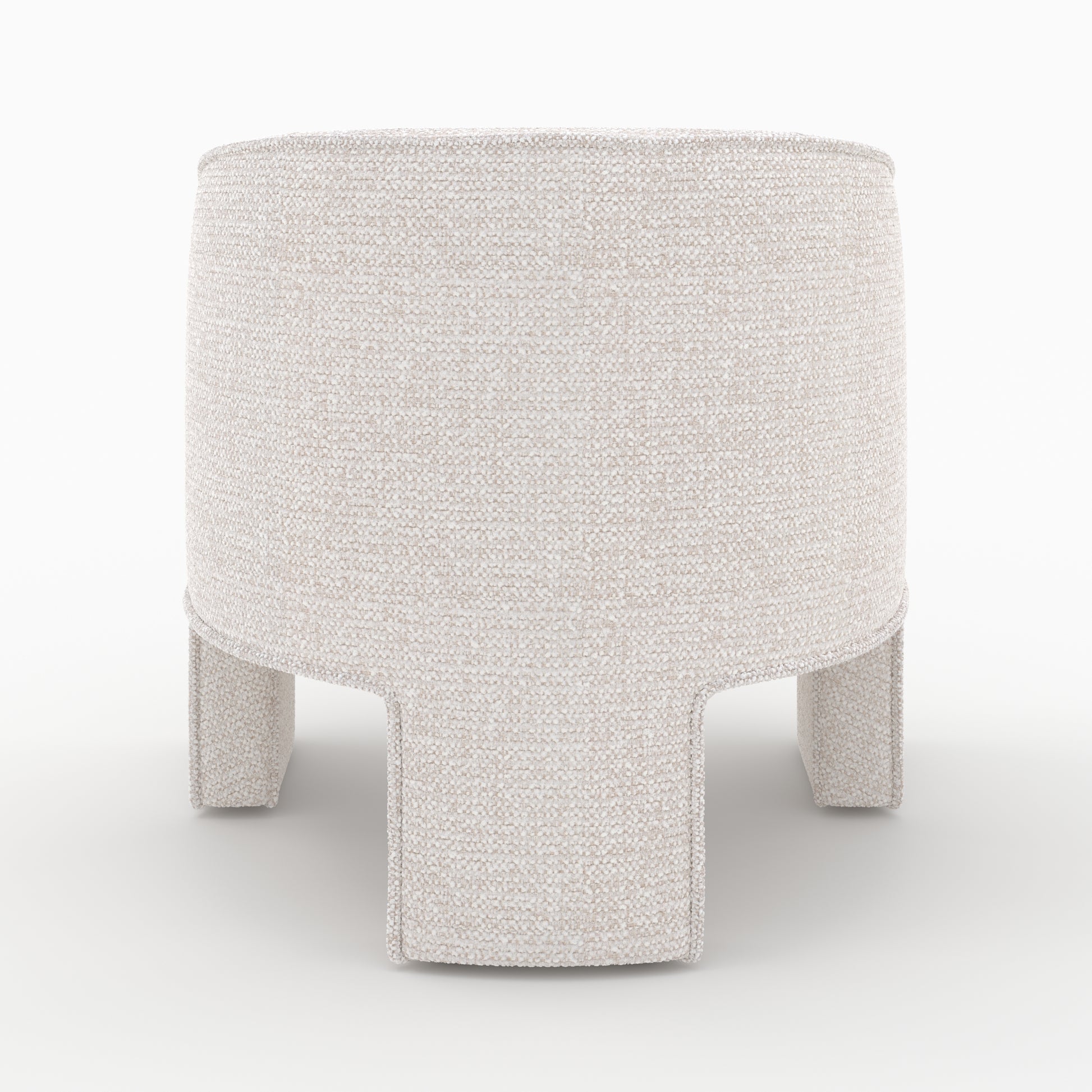 nelia fauteuil tissu creme style epure