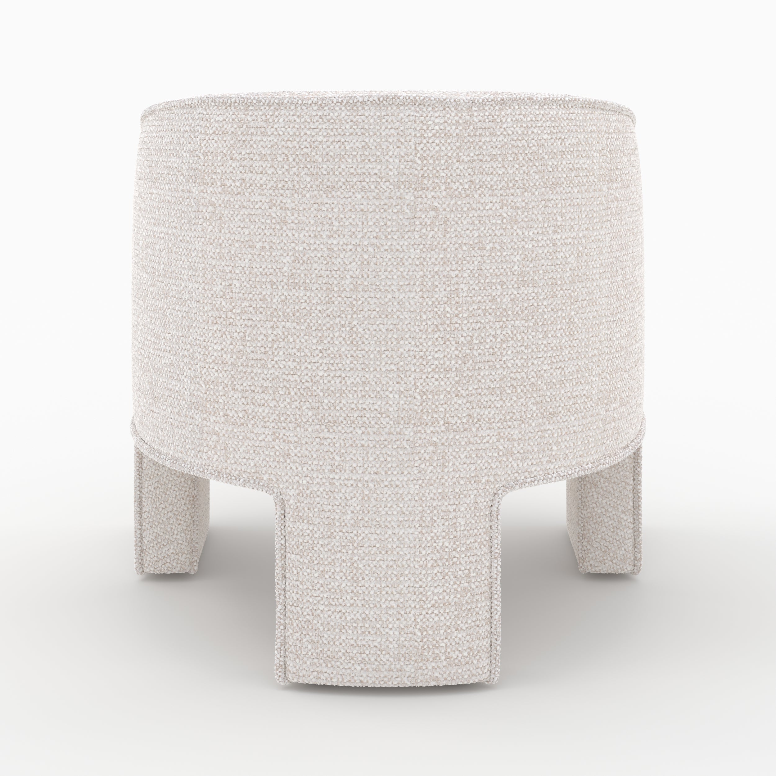 nelia fauteuil tissu creme style epure