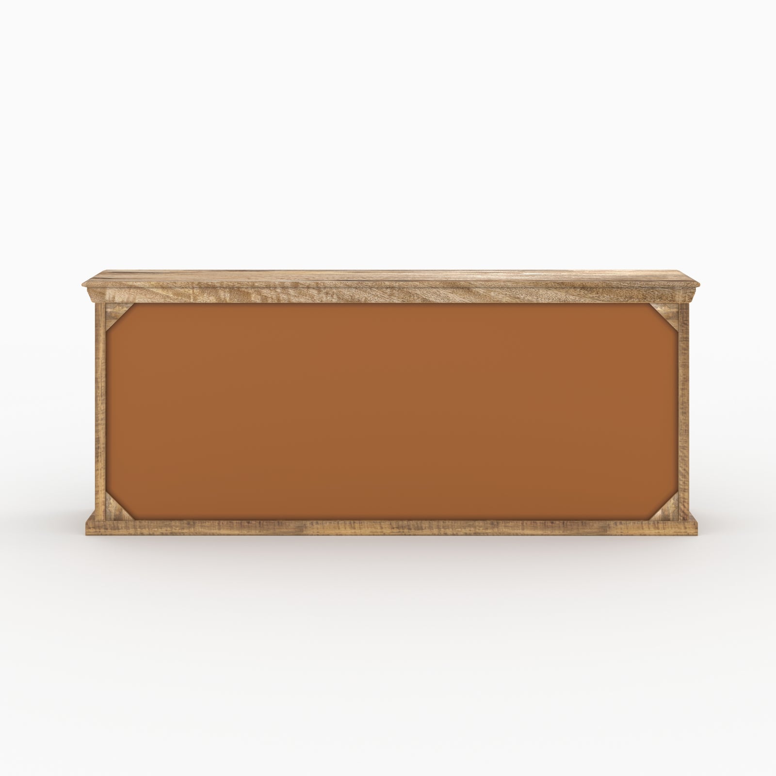 pack 2 buffets tabuk metal gris bois de manguier