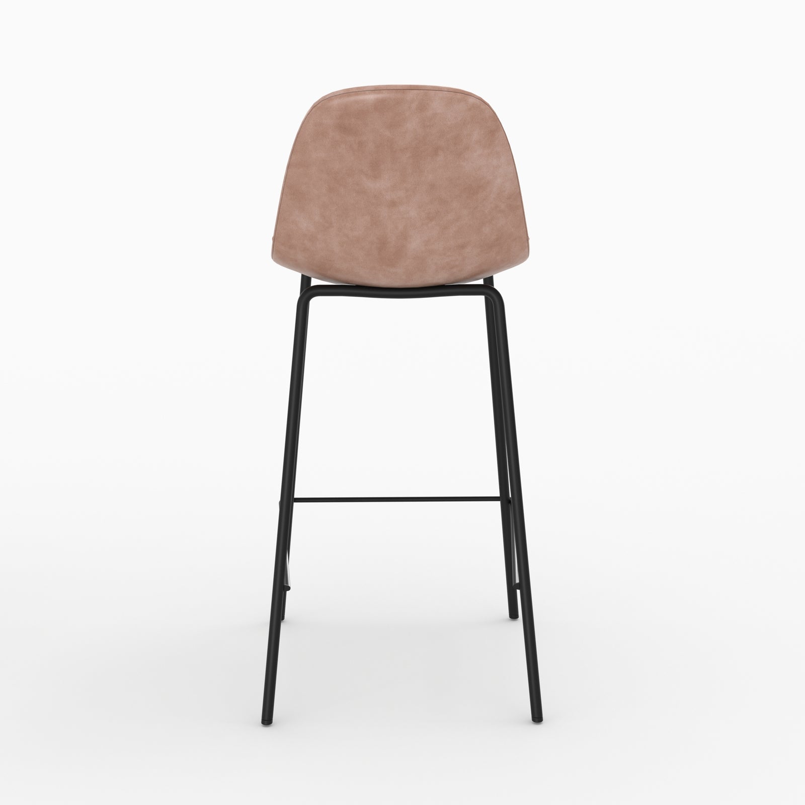 pack 4 chaises pour ilot central 65 cm taupe gris noir henrik