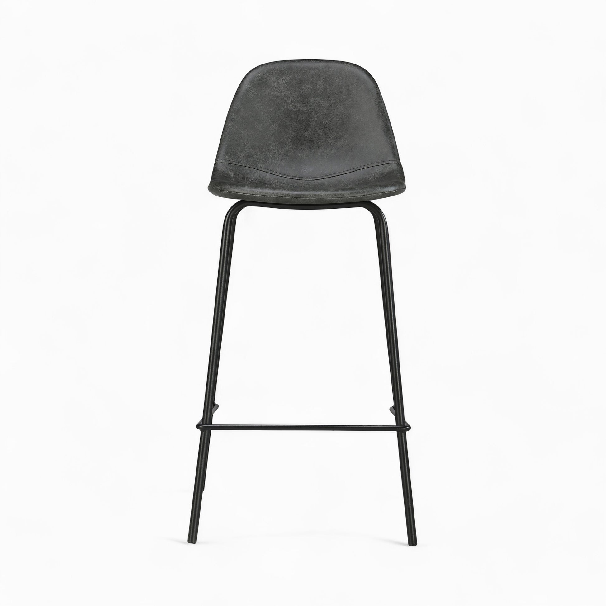 pack 4 chaises pour ilot central henrik camel et grises noires 65 cm
