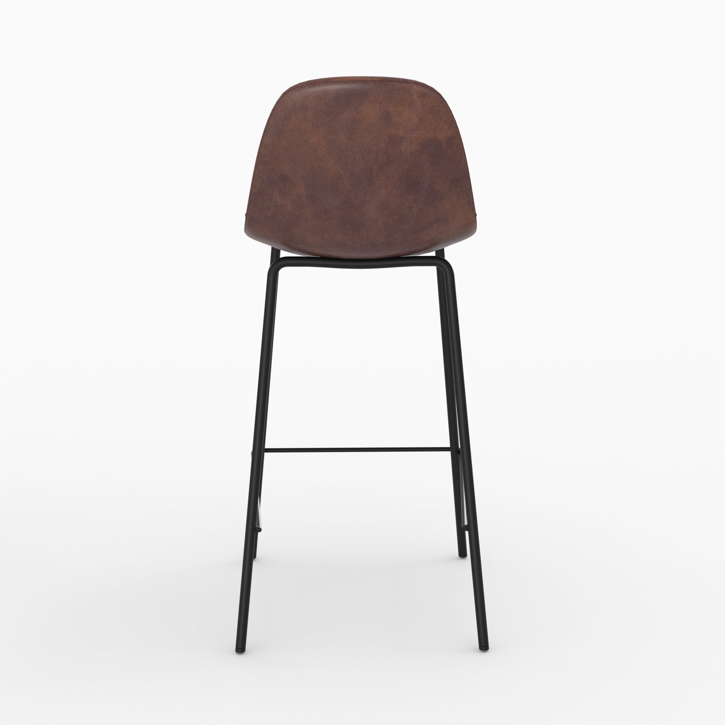 pack 4 chaises pour ilot central henrik marron et gris noir rendez vous deco
