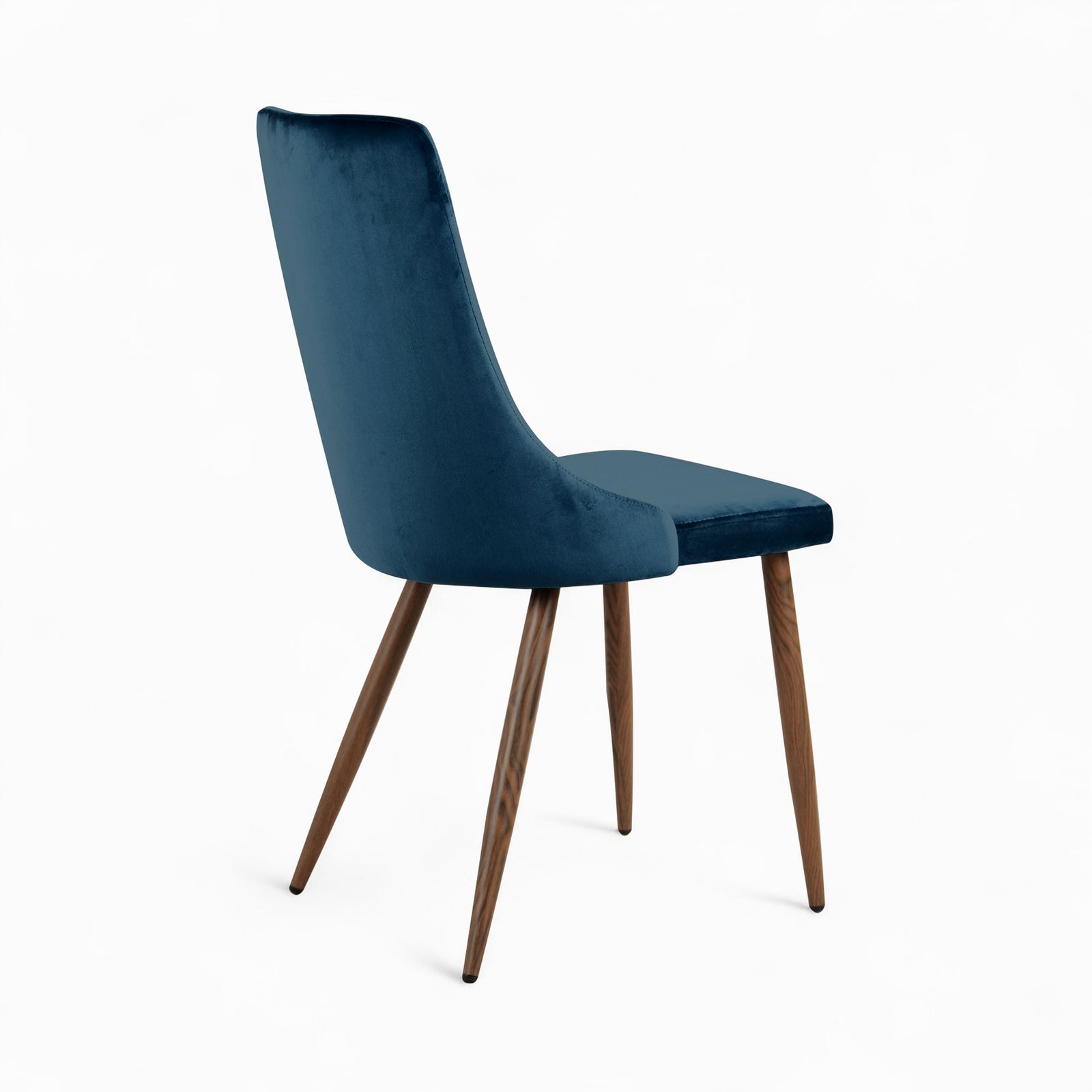 pack chaises vinni haut dossier velours bleu rose 4 rendez vous deco