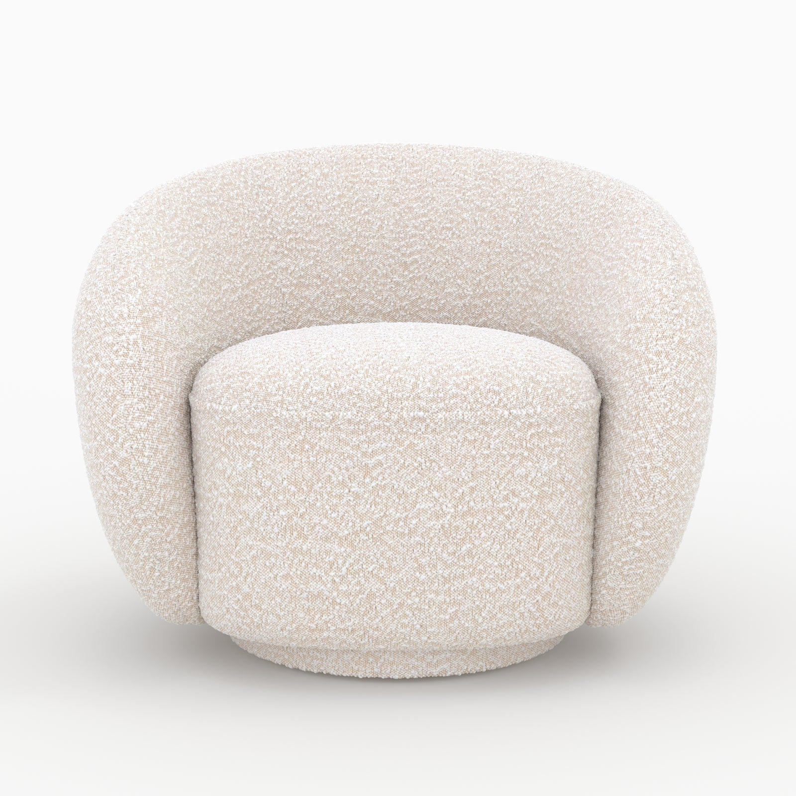 pack izae fauteuil canape bouclette blanche table basse 4 personnes